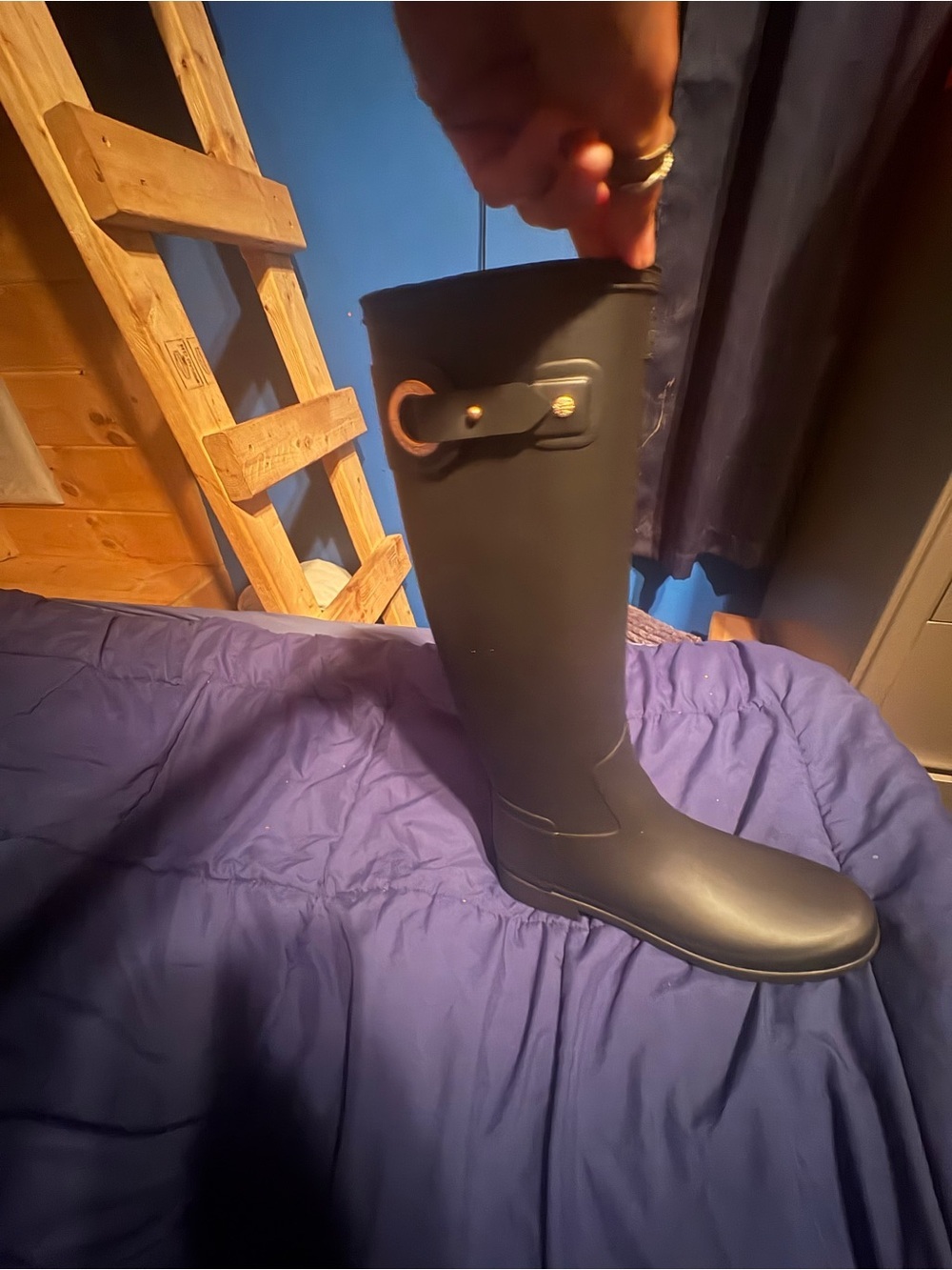 Hunter Classic Black Boots - Picture 8 of 10